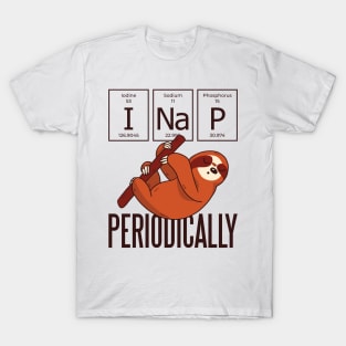 I Nap Periodically Sloth T-Shirt